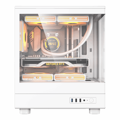 VỎ CASE MÁY TÍNH DARKFLASH DB330M Mặt kính WHITE - Ảnh 8