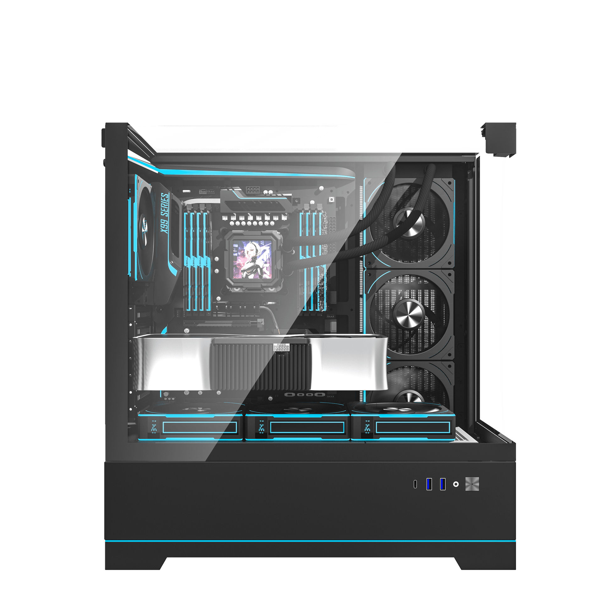 VỎ CASE MÁY TÍNH DARKFLASH DY450 Pro