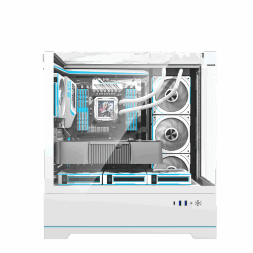 VỎ CASE MÁY TÍNH DARKFLASH DY450 Pro White