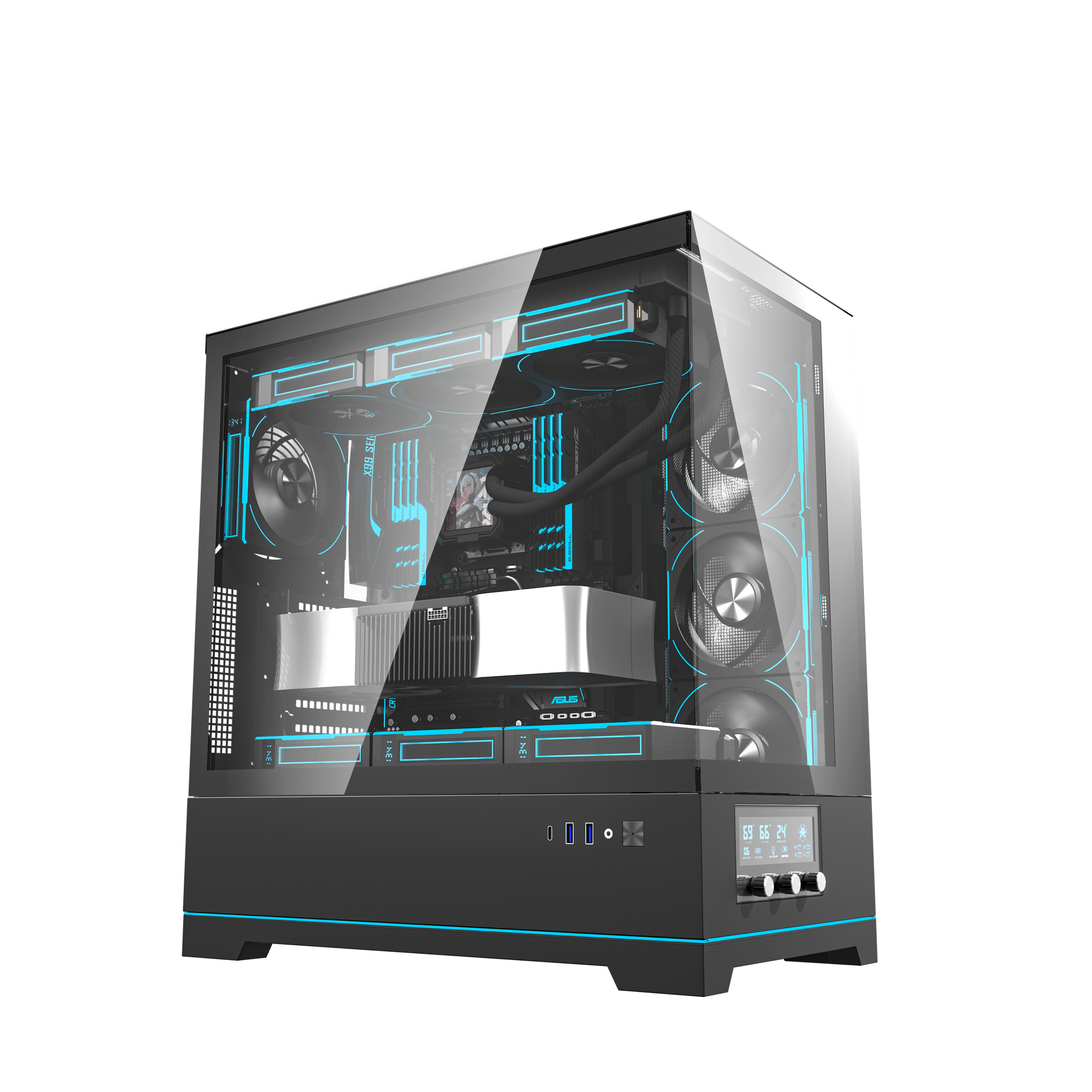 VỎ CASE MÁY TÍNH DARKFLASH DY451 Pro (ATX)