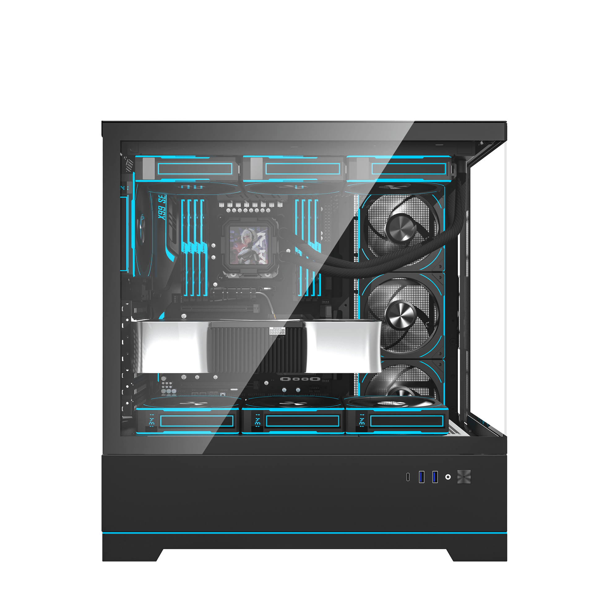 VỎ CASE MÁY TÍNH DARKFLASH DY451 Pro (ATX)