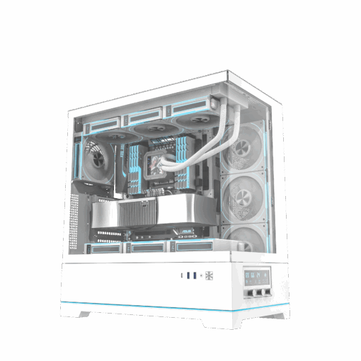 VỎ CASE MÁY TÍNH DARKFLASH DY451 Pro (ATX) WHITE - Ảnh 8
