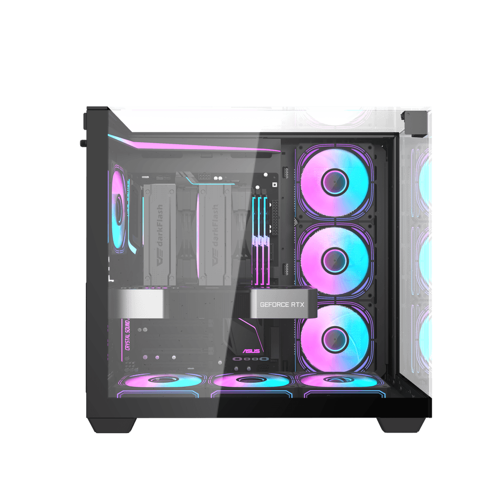 VỎ CASE MÁY TÍNH DARKFLASH TH285 (ATX) BLACK