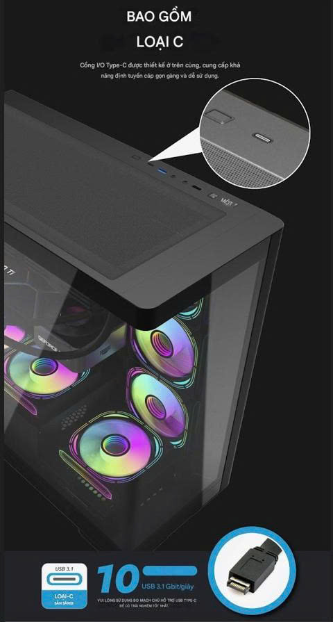 Vo Case Darkflash DS900G Black 6