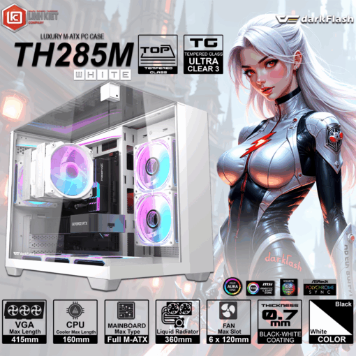 Vỏ Case Máy Tính Darkflash TH285M
