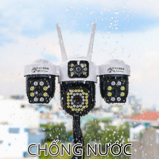 Cam Ngoài trời YOOSEE F35-26MP Camera Wi-Fi 4 mắt 3 khung hình - Ảnh 3