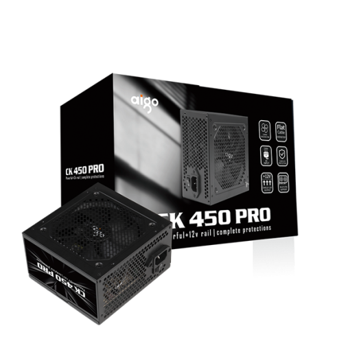 BỘ NGUỒN MÁY TÍNH AIGO MODEL CK450PRO 450W