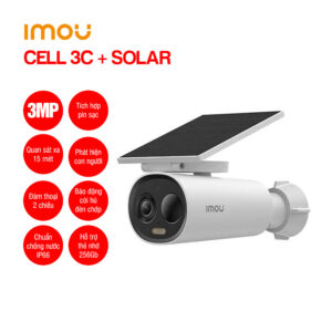 Camera Wifi dùng pin IMOU CELL 3C 3MP kèm tấm Sola