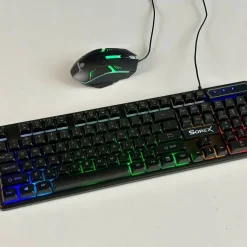 ban phim gia co Sorex KM2025 LED RGB den 02