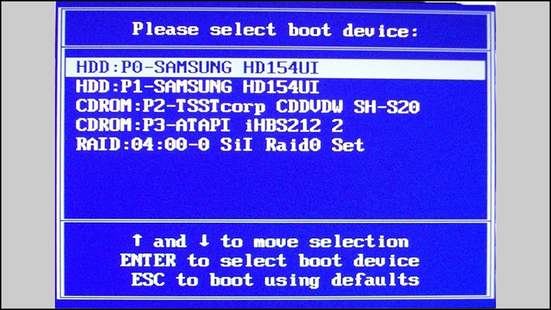 Cách vào BOOT, BIOS  mainboard