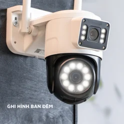 camera ngoai troi yoosee qpt36 4g 42 led 2 ong kinh co mau ban dem 2
