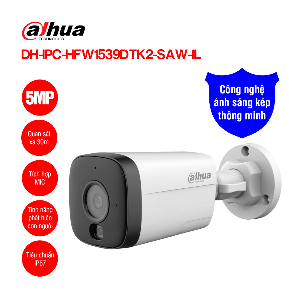 Camera Wifi Dahua DH-IPC-HFW1539DTK2-SAW-IL