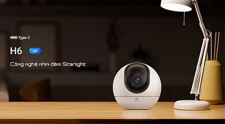 Camera WiFi thông minh 5MP EZVIZ H6 3K
