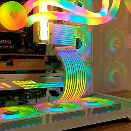 Cover Dây Nguồn Coolmoon Aosor AL300 ARGB Neon