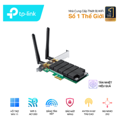 CARD MẠNG KHÔNG DÂY PCI EXPRESS TP-LINK ARCHER T4E WIRELESS AC1200MBPS