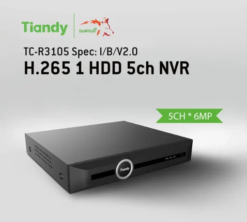 Đầu Ghi camera IP Tiandy TC-R3105 5 Kênh