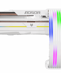 Dây nối dài nguồn Aosor GPU-28 2x8PIN LED ARGB màu trắng