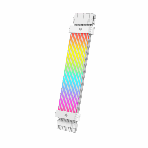 Dây nối dài nguồn Aosor ME210 24pin led ARGB màu trắng