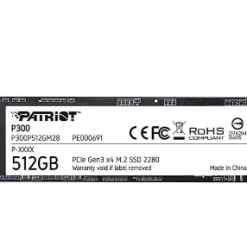 Ổ CỨNG SSD PATRIOT NVME 512GB MỚI