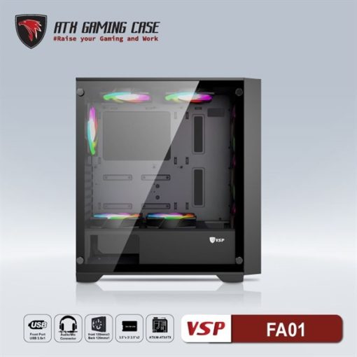 Case Vsp Gaming FA01 full atx x99 dual - Ảnh 4