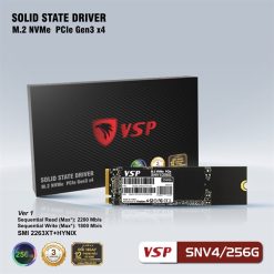 SSD VSP M.2 PCIe Gen3x4 NVMe SNV4/256G Chính hãng