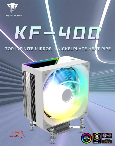 Fan CPU Jungle Leopard KF400 Full Socket Trắng