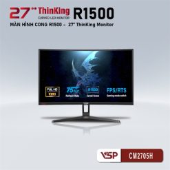 Màn Hình Cong VSP CM2705H 27"/ FHD/ 75Hz/ HDMI/ VGA Trắng