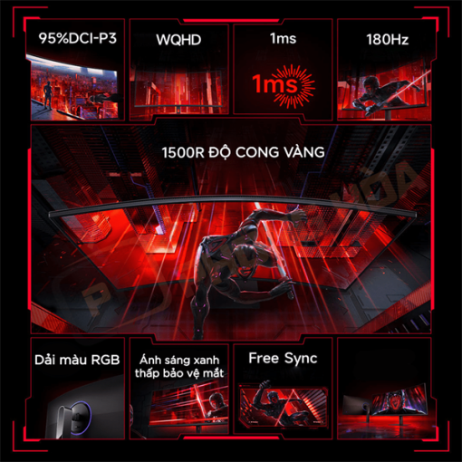 Màn hình Xiaomi 34 inch Redmi Gaming Monitor G34WQ - 2024 - Ảnh 5