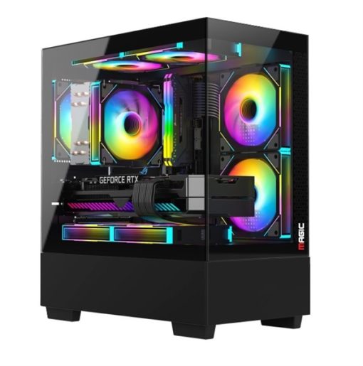 Thùng máy Case MAGIC A-03 Black | Không Fan