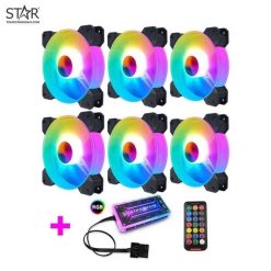 Fan Case Coolmoon Y1 LED RGB 12cm