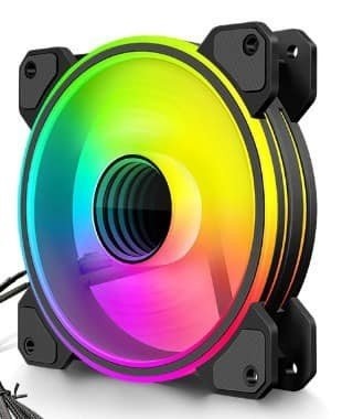 Fan Case LED RGB Coolmoon WF1 - Trắng - Ảnh 3