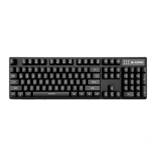 Bàn phím cơ E-DRA EK314W màu đen Brown switch (không dây)