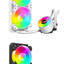 Tản Nhiệt Nước All in one Coolmoon 240 Trắng Fan Y1
