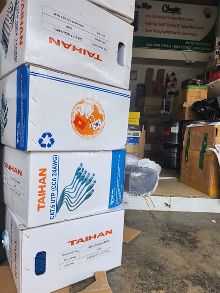 Cáp mạng CAT6 UTP CCA TAIHAN 24AWG LS-DVH – PVC