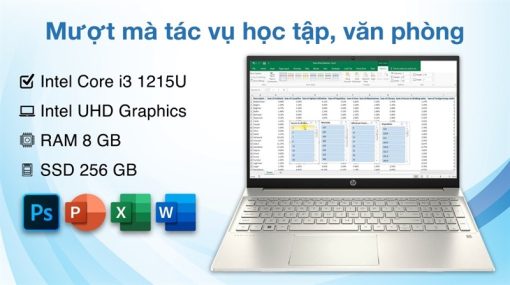HP Pavilion 15 eg2086TU i3 1215U/8GB/256GB/Win11 (7C0Q8PA)