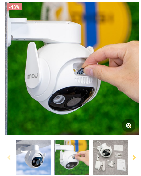 Camera wifi Imou Cruiser 2 độ phân giải 2K IPC-GS7EP-3M