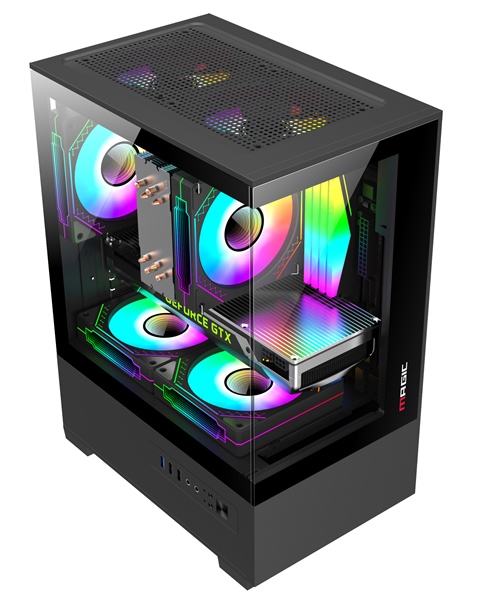 CASE MAGIC MIX BLACK (M-ATX)