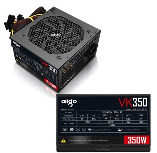 Nguồn máy tính AIGO VK350 - 350W (Màu Đen) - Ảnh 3