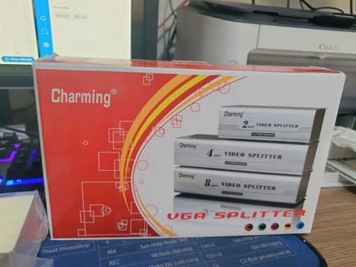 Bộ chia tín hiệu VGA Charming 1 ra 4 cổng