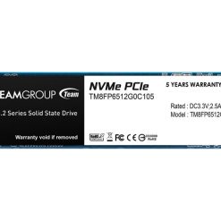 SSD team group 512G MP33 M.2 PCLe gEN3*4