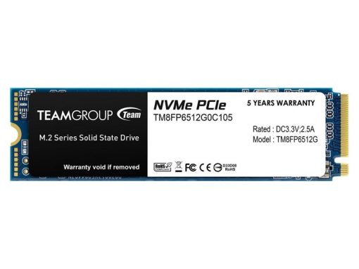 SSD team group 512G MP33 M.2 PCLe gEN3*4