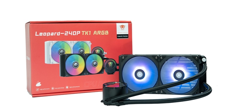 Tản Nước 240 Leopard TK1 Đen AGRB synmain