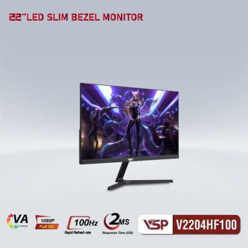 Màn hình phẳng LED VSP V2204HF100 100Hz - Ảnh 2