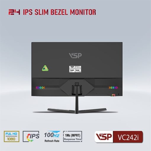 MÀN HÌNH VSP IPS 24INCH VC242I - 100HZ - 2MS - ĐEN - Ảnh 2