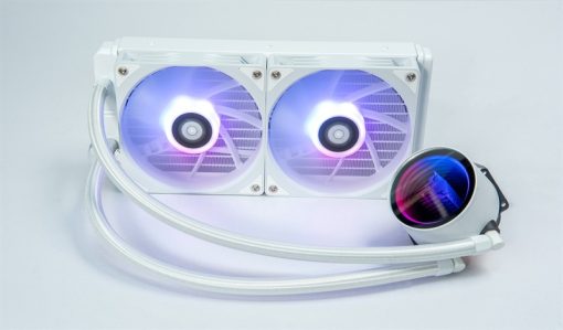 Tản Nước 240 Leopard TK1 Trắng AGRB synmain - Ảnh 3