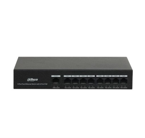 Switch POE 8 cổng DAHUA DH-PFS3009-8ET-65