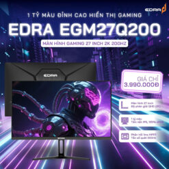 Màn hình gaming EDRA EGM27Q200 27 inch 2K 200Hz