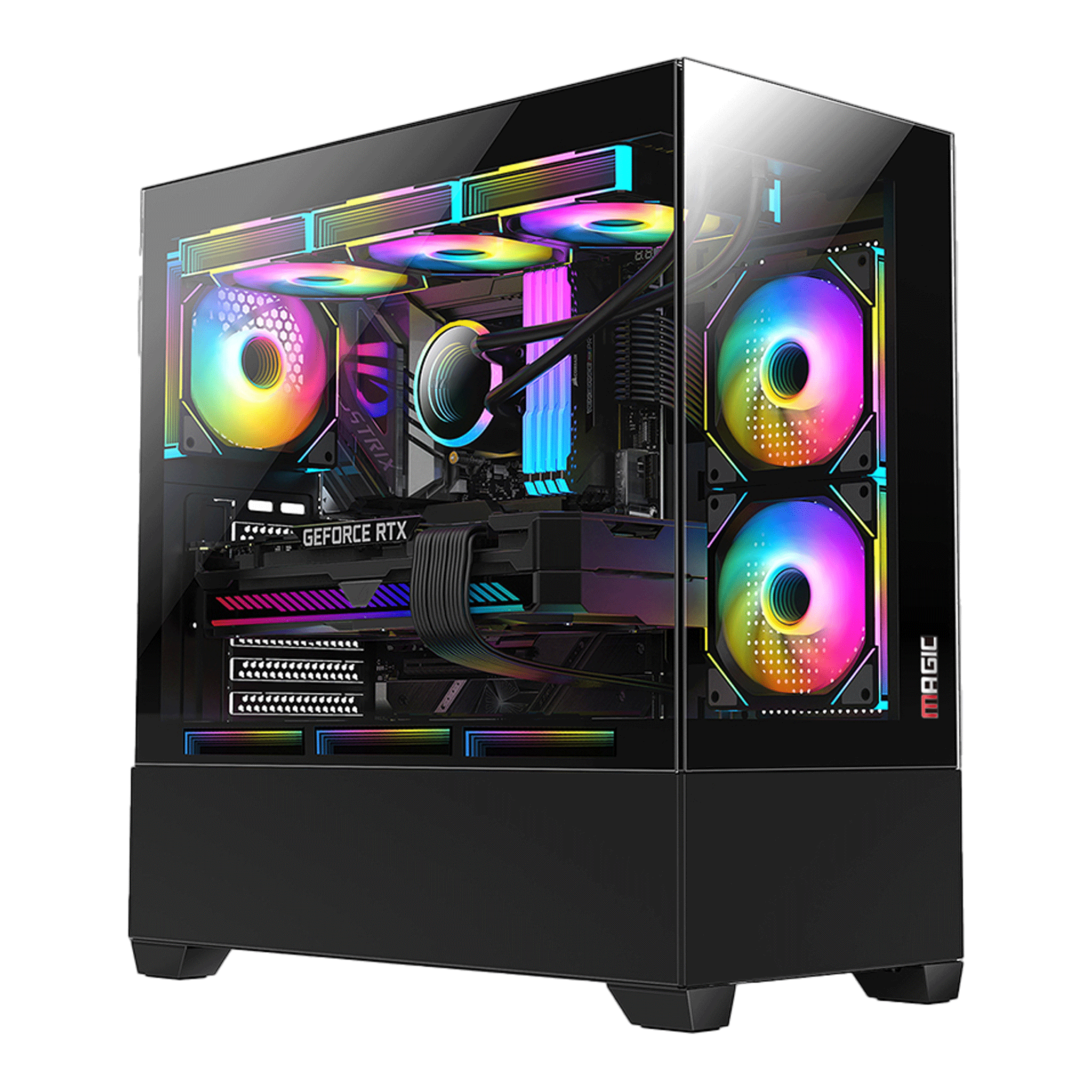 Case Gaming Magic GA-01 Black( ATX)