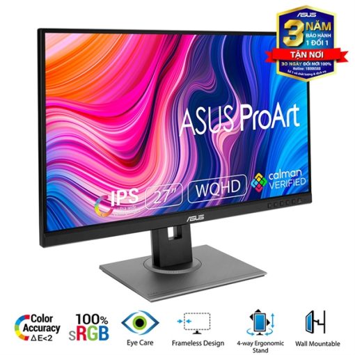 Màn hình ASUS ProArt PA278QV 27 inch 2K IPS Chuyên Đồ Họa - Ảnh 3