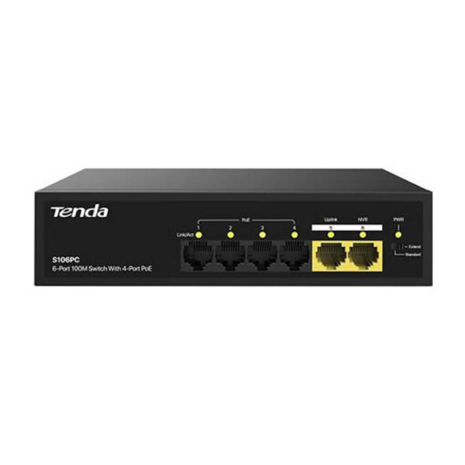Switch PoE 4-Port 100M Lite TENDA S106PC